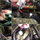 REPLACING INJECTOR CLIPS, I LEARNED A NEW WAY SOLDERING TECHNIQUE WHERE YOU LOOP SOME WIRE AROUND THE BUNDLE. IT WAS GOOD TO DO BUT WAS NOT MY ISSUE.